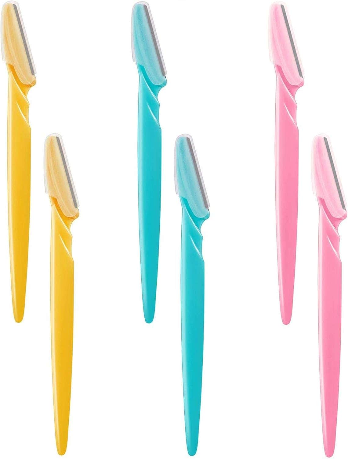 Inge 6 Pack Facial Razor | Eyebrow Razors | Face Razors | Dermaplane Blades for Face | Men and Women | Removes Peach Fuzz