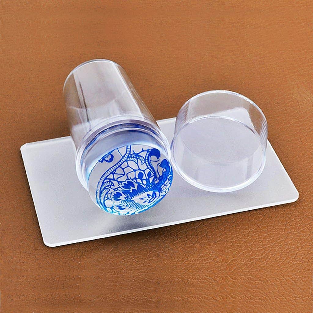 Imported Silicone Soft Nail Stamper Scraper Polish Image Paint Stamp Nail Art...-54001693MG