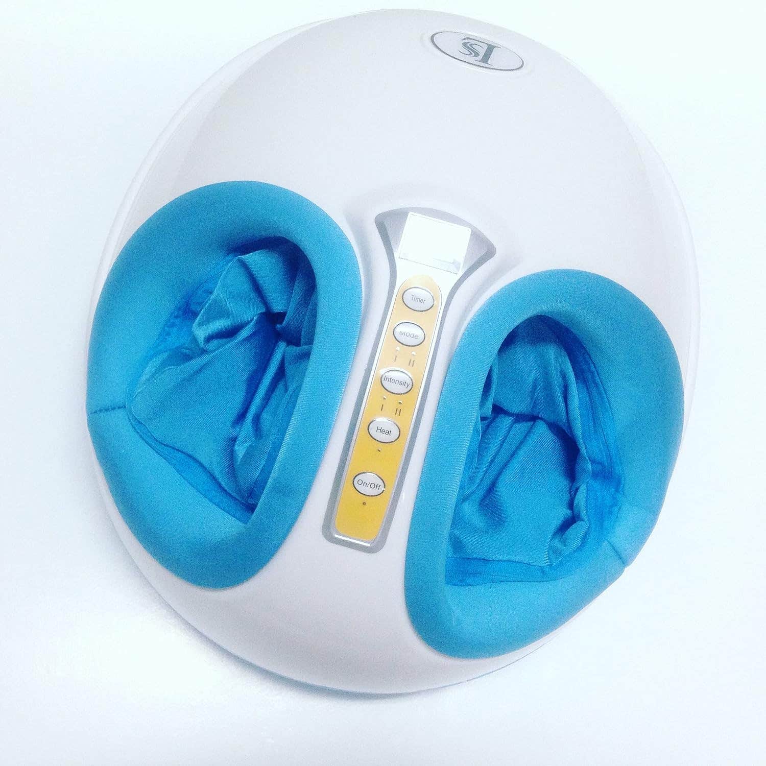 "Electric Combination Foot Massager LS-8586 - White & Blue"