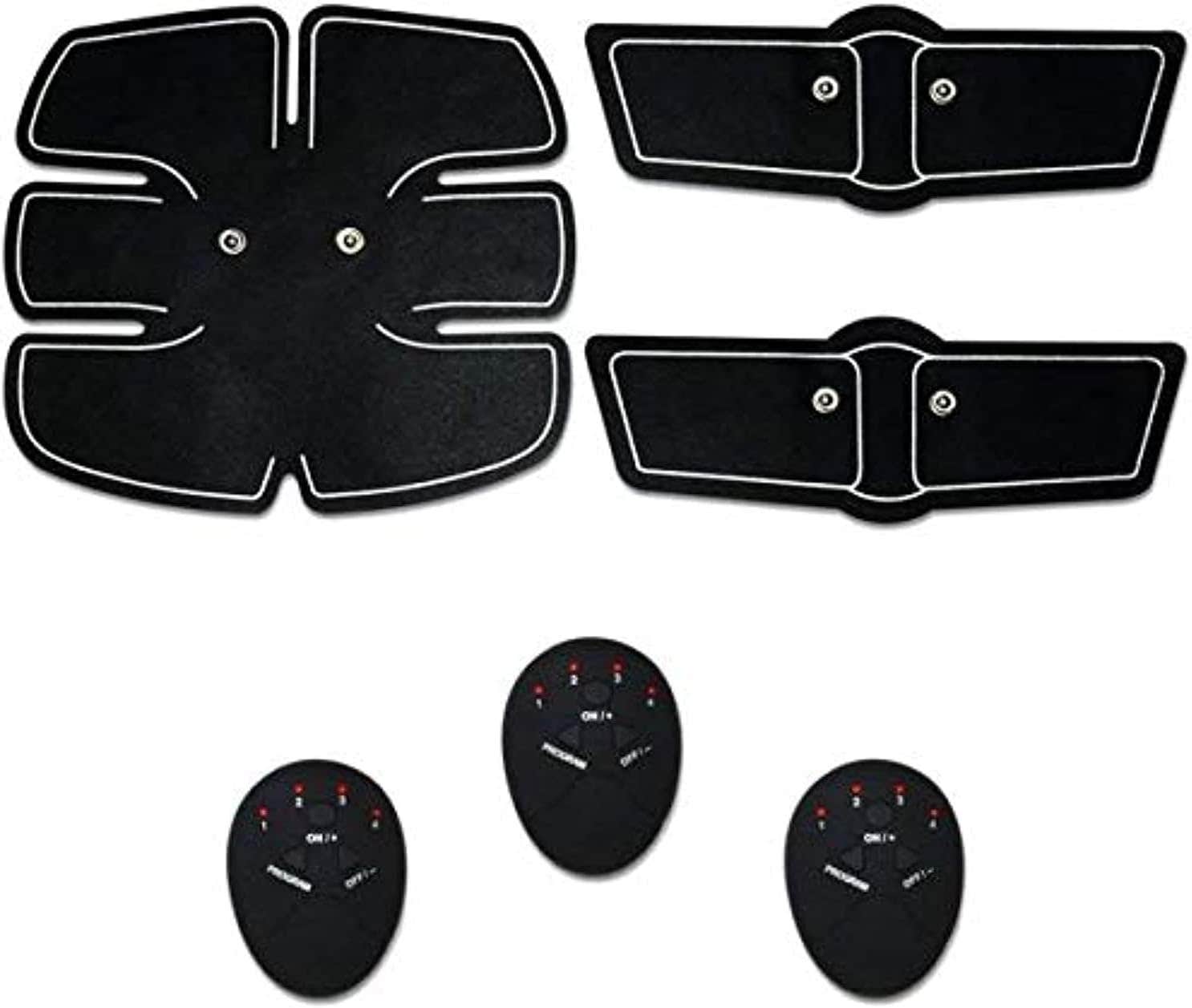 Abdominal Toning Belt Abs Stimulator - Battery-Powered Vibration Muscle Trainer
