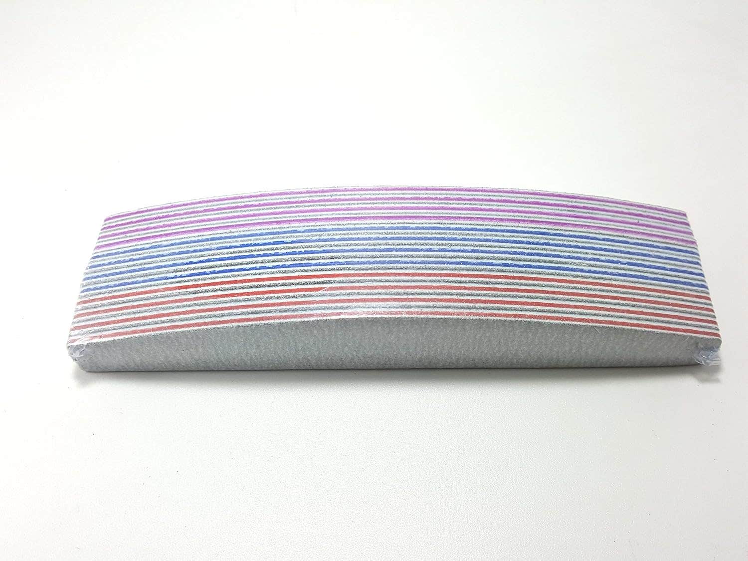 Professional 12Pcs Nail Files Buffer Double Sides in Three Colors Included Window Box(120/180 Grit)