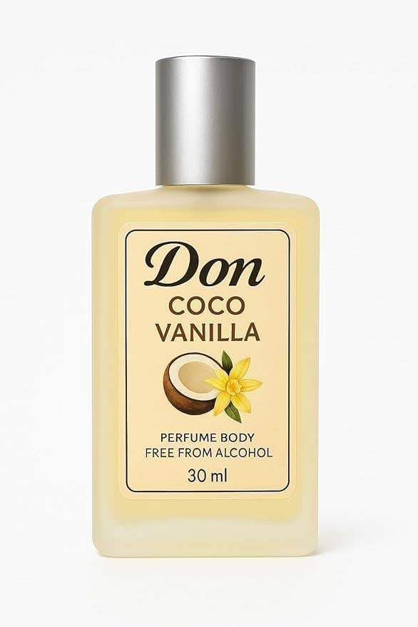 Alcohol-Free Vanilla Perfume 30ml - Refreshing Scent, Long-Lasting