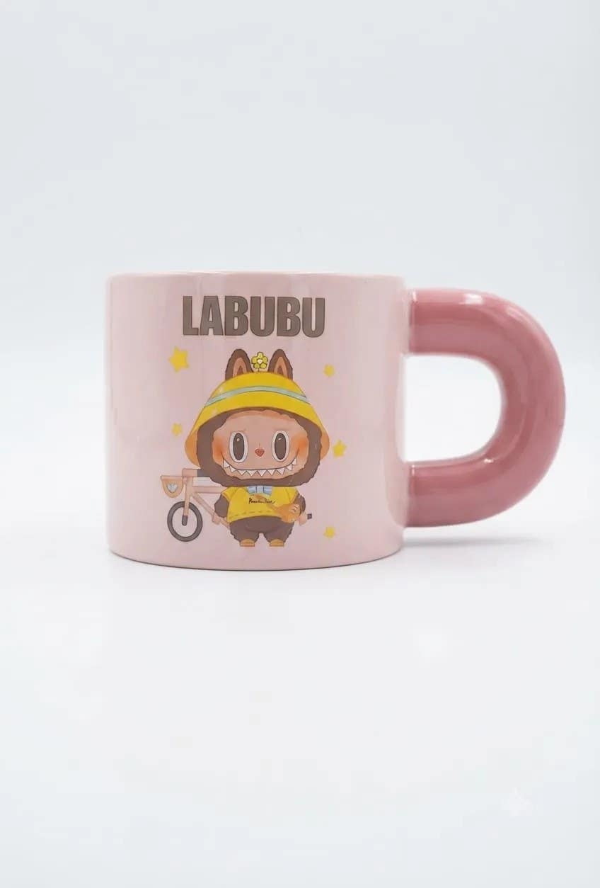 Elegant Porcelain Mug, Laboob Design, Pink - 285ml