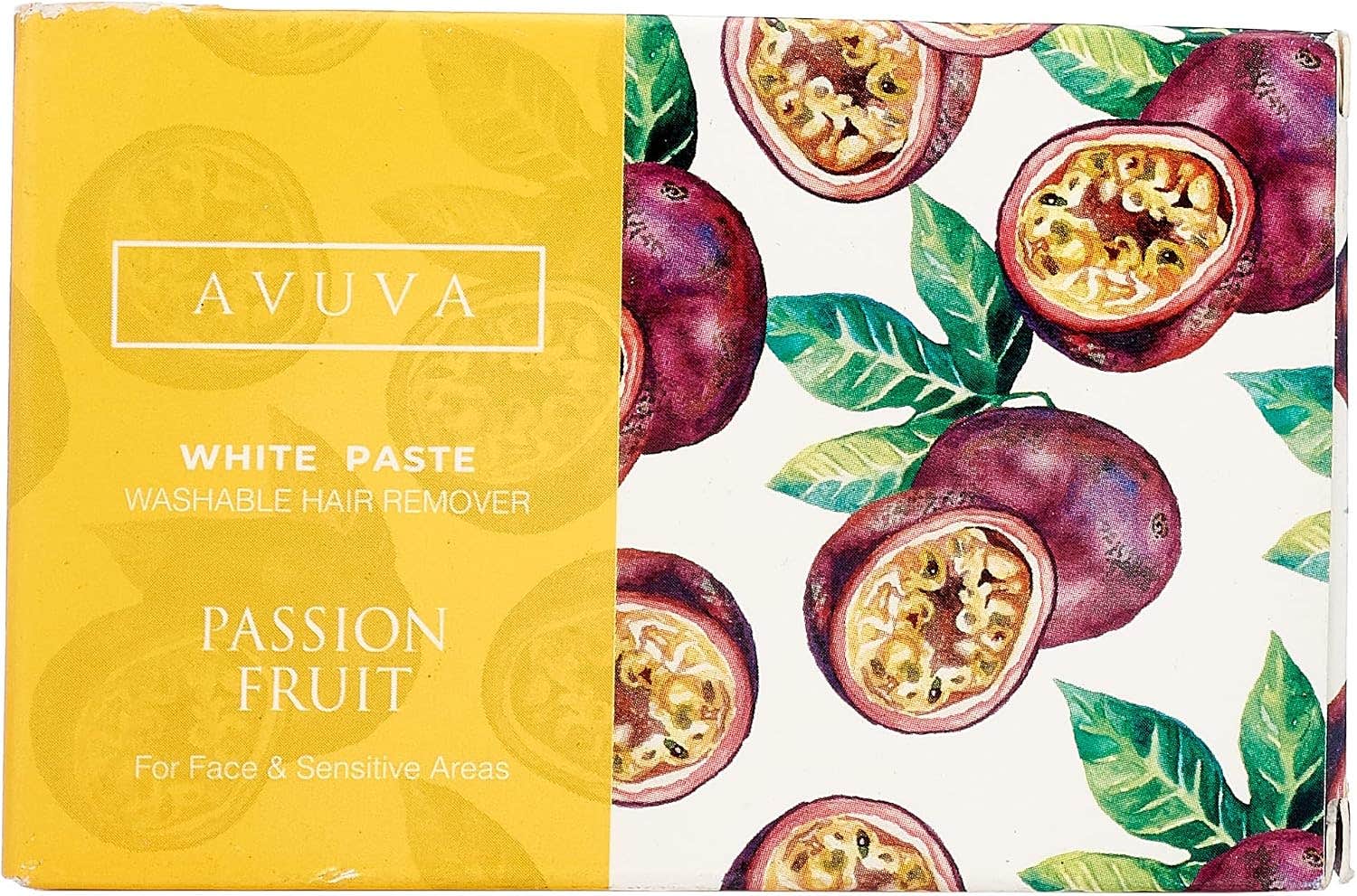 Avuva Organic Hair Removal Paste - Passion Fruit Scent - 100g