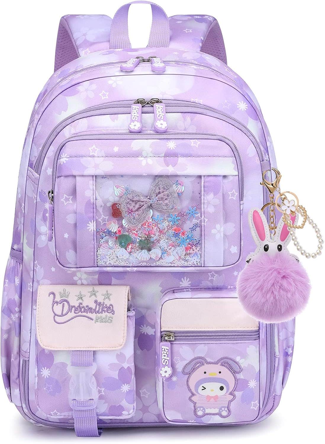KEBEIXUAN Girls School Backpack - 26L Rucksack for Primary School