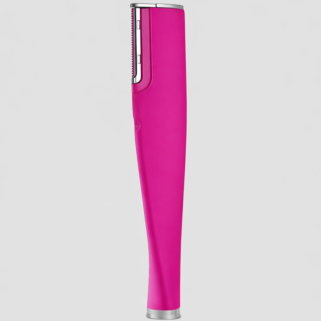 Hair Shaver Removal Ultrasonic Device for Face and Body, Two Speed Grooming Tool, Portable Smooth Finish for Sensitive Areas, LY-T01-A (Dark Pin)