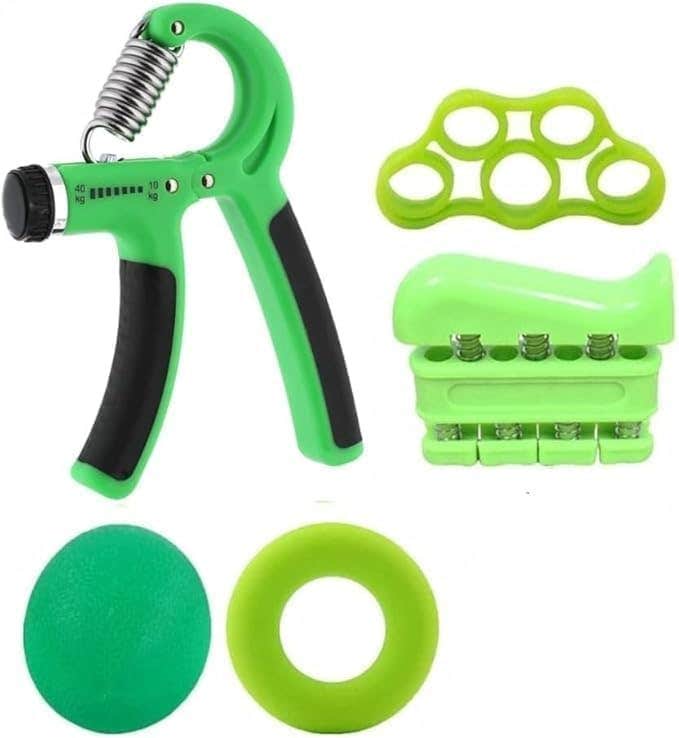 Hand Grip Strengthener, Adjustable Resistance Grip Exerciser Set Of 5 For Forearm Finger Hand And Wrist Training, Fitness And Rehabilitation Equipment For Men And Women