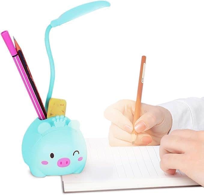 LED Desk Lamp Foldable with USB Power Switch, Portable Design, Ideal for Studying, Reading, and Workspace Lighting Sleek and Functional Table Lamp (Blue)