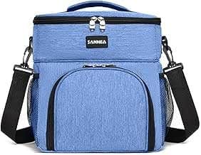 Lunch Bag Insulated Thermal Cooler 13 L Leakproof Waterproof Food Tote for Work School Travel Picnic