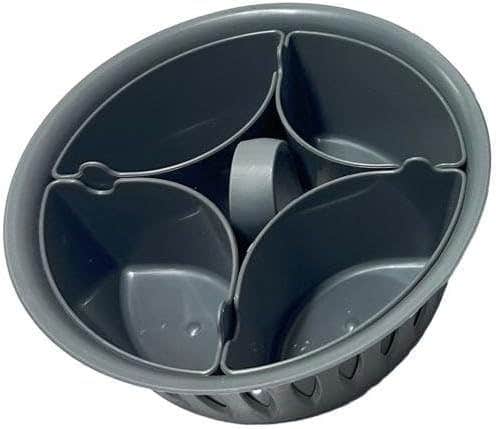 Generic Stainless Steel Egg Cooker with Handle - 2-in-1 Egg Maker for Scrambled, Boiled & Omelet Eggs - Grey