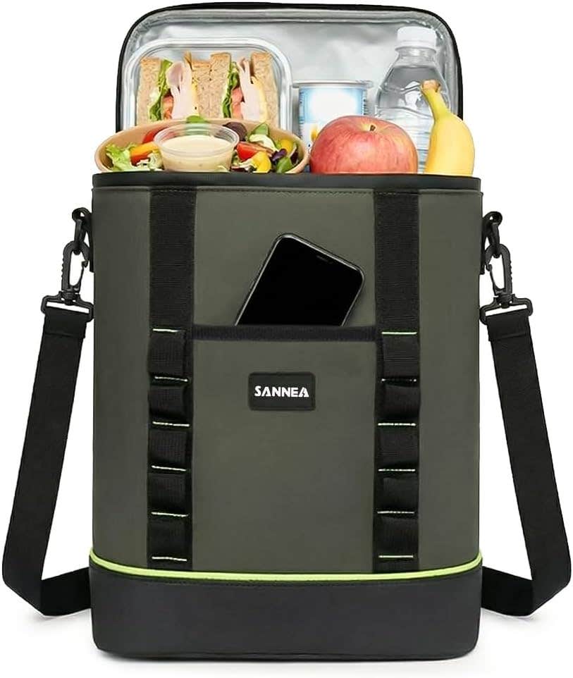 Lunch Bag 12 L Insulated Thermal Cooler Bag Leakproof Waterproof Lunch Box Tote for Work, Office, School, Picnic and Travel