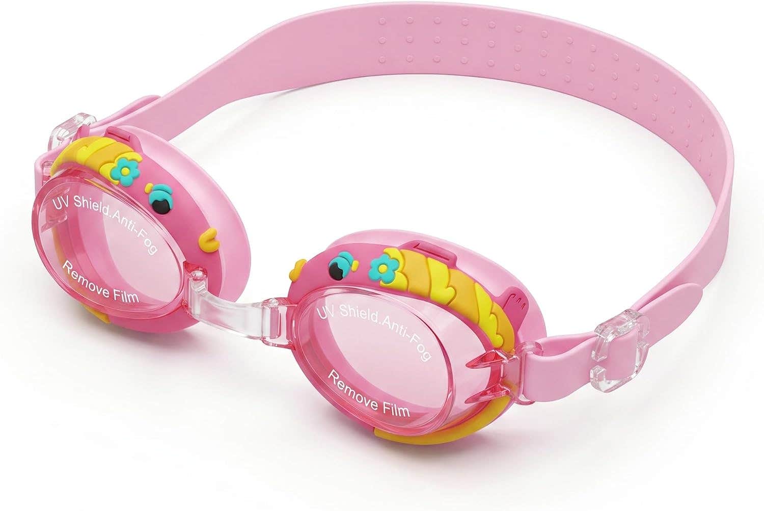 Clear Safety Lens Swimming Goggles | Adjustable Strap, Comfortable Swim Eyewear | Pool, Beach, Training