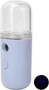 Nano Mist Sprayer Portable Face Mist Sprayer, Mini Facial Steamer for Hydrating Skin and Refreshing Makeup, 30 ml