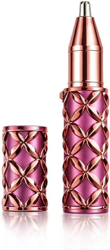Hair Remover Eyebrow Trimmer for Women 3 in 1 Rechargeable Facial with Replaceable Heads, Professional Painless Personal Hair Removal Eyebrow Razor with Indicator Lights (Pink) HX-310