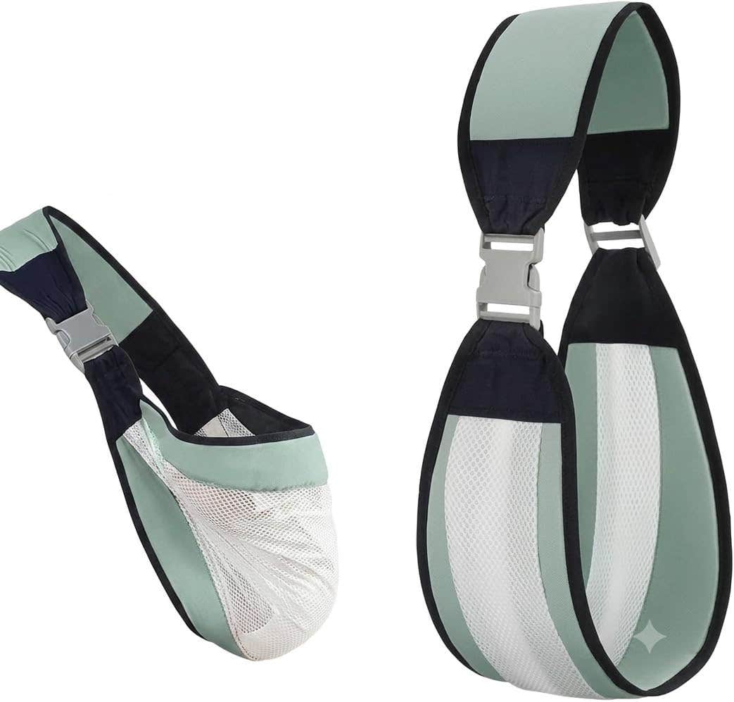 Lightweight Comfortable Baby Carrier - Wide Shoulder Adjustable Safety Buckle Baby Carrier