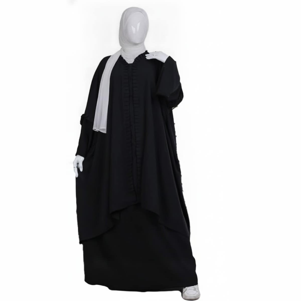 Women's Blouse - Gamal Sons, Crepe, One Size, Suitable up to 100 kg, 3-Piece, With Niqab