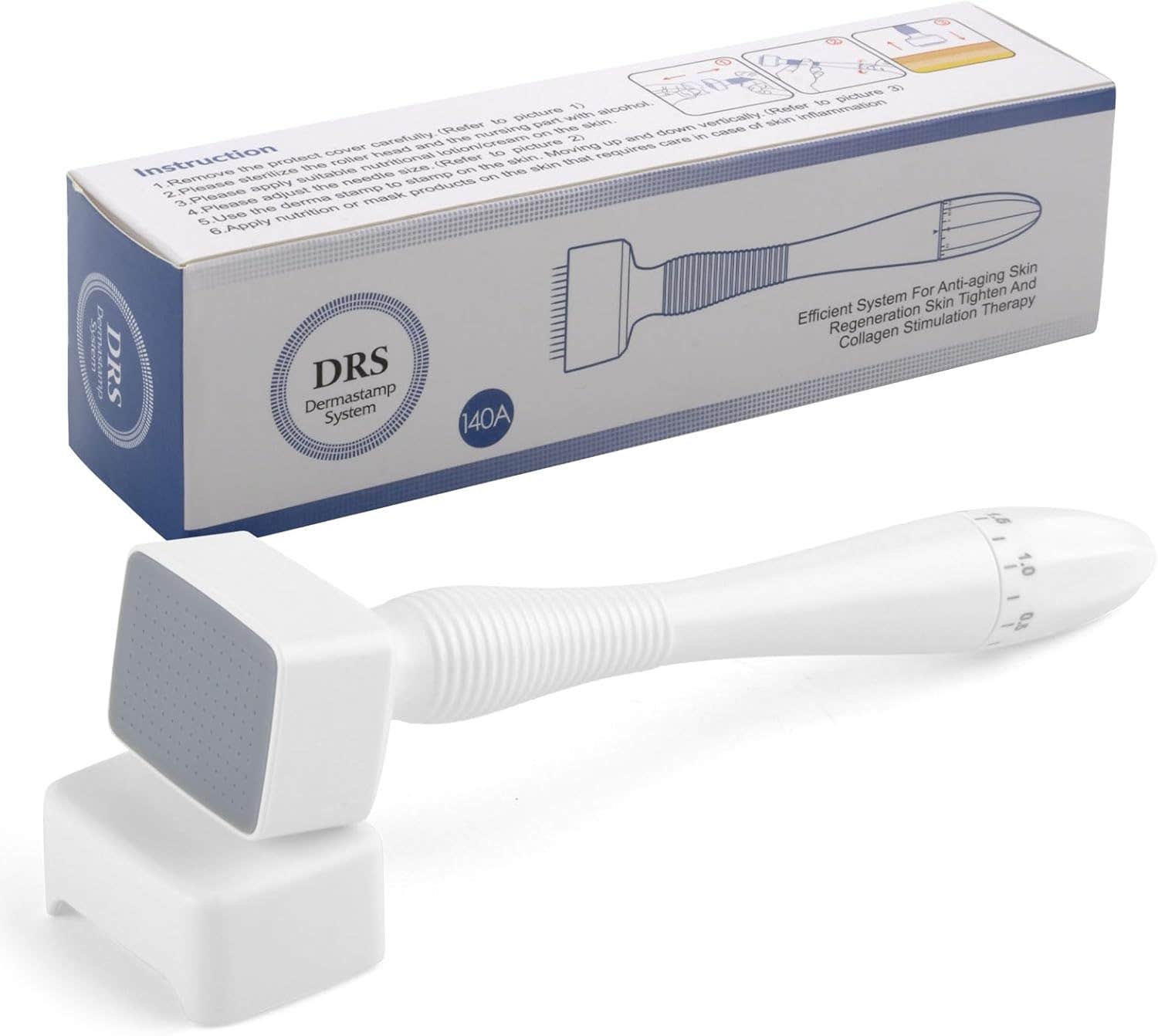 HENGBIRD Adjustable Microneedling Derma Stamp for Hair Growth & Skin Renewal
