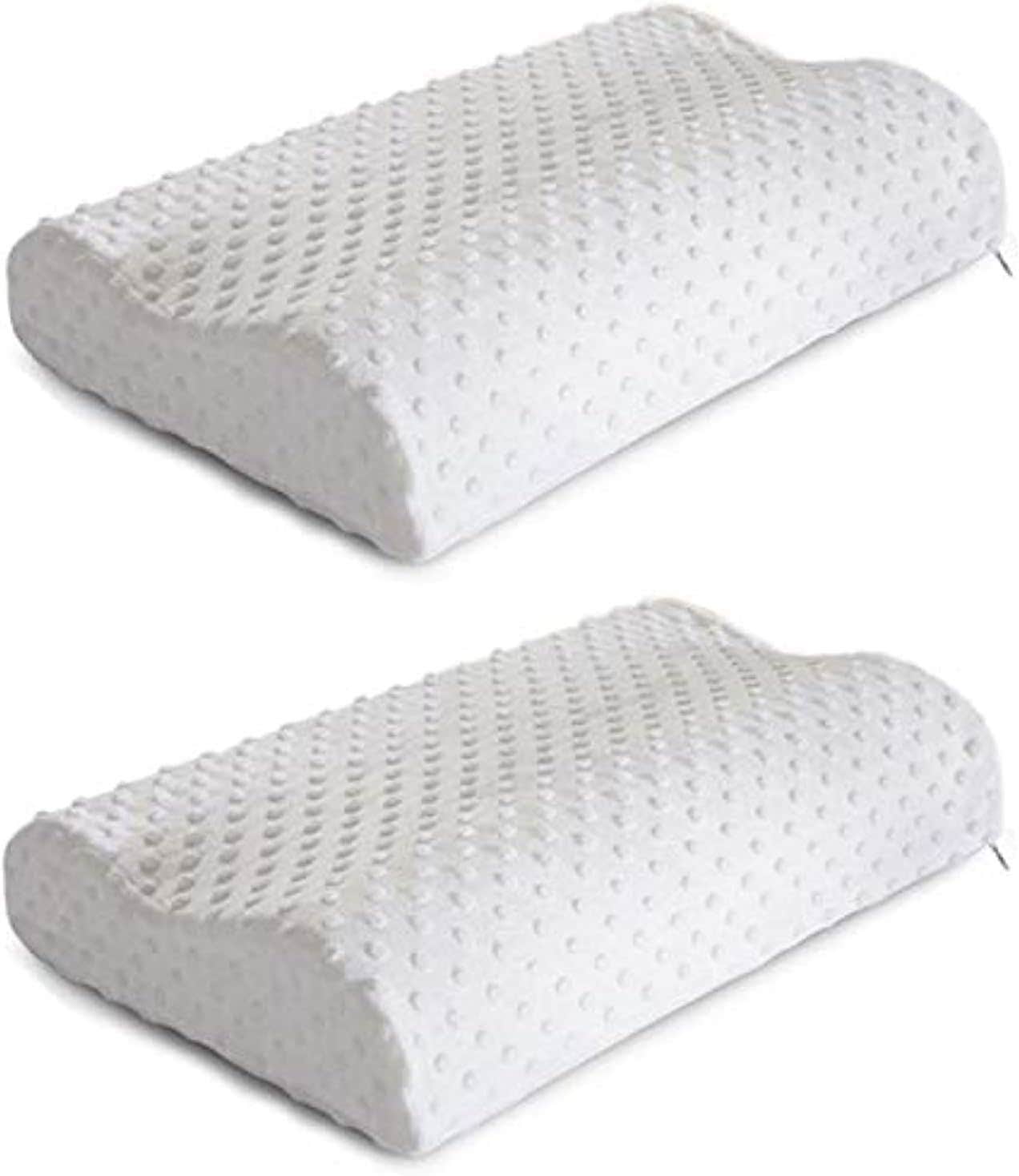 Memory Foam Standard Size Hypoallergenic Medical Pillows Set