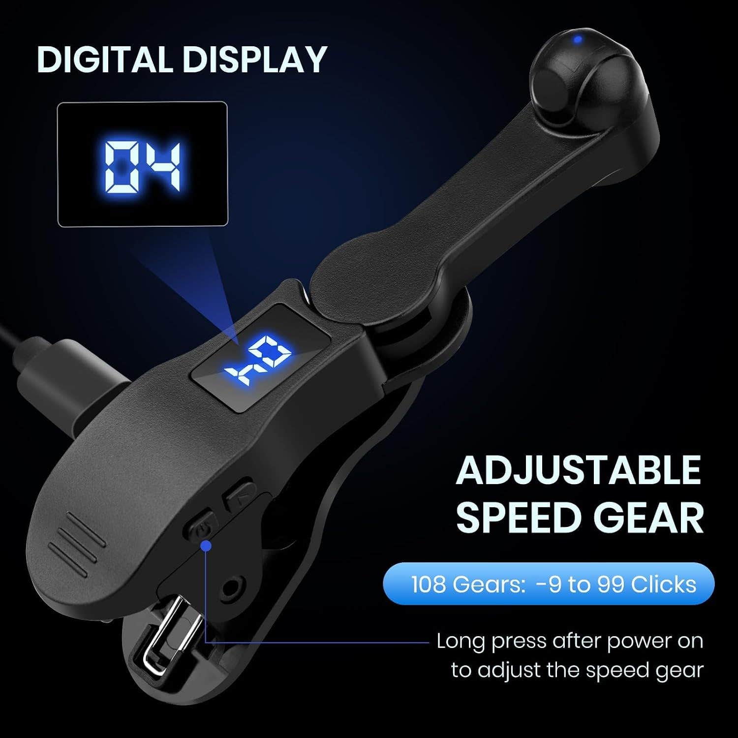 ROJZR Auto Clicker for Smartphones - Adjustable Speed & LED Display