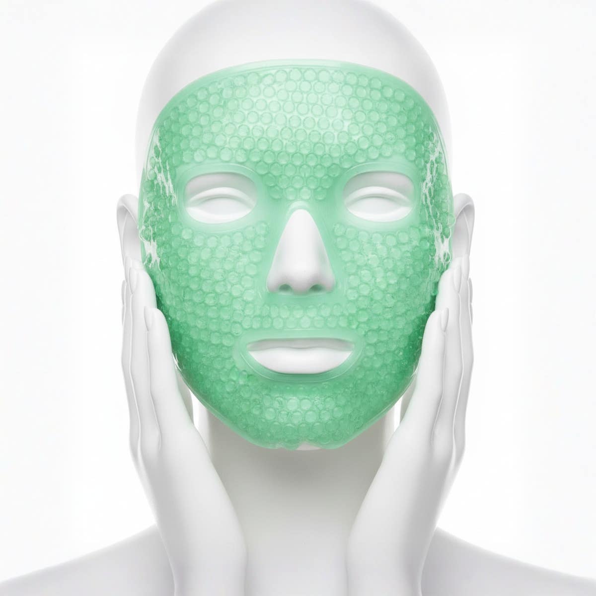 HOLIC Cool Gel Full Face Mask for Dark Circles & Fatigue - Reusable Eye Care Mask