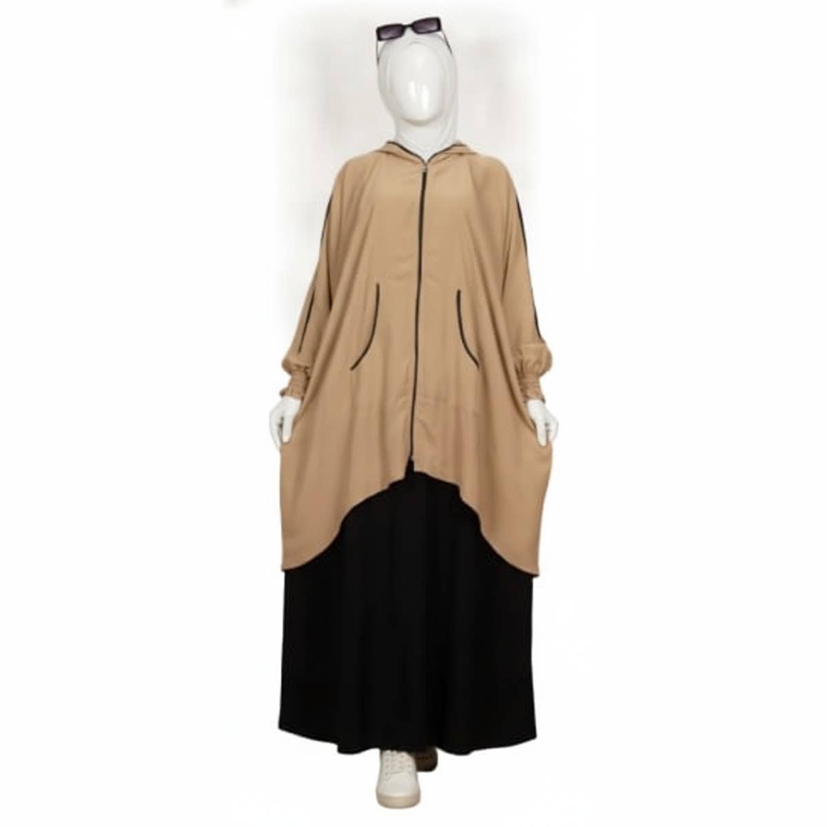 Women's Abaya - Gamal Sons, Royal Crepe, 2-Piece, Model GS-9040-11158