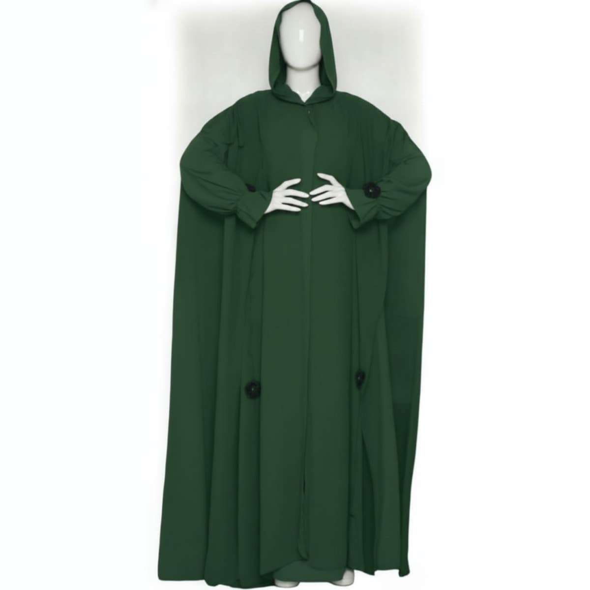 Women's Abaya - Gamal Sons, Chiffon & Crepe, 4-Piece