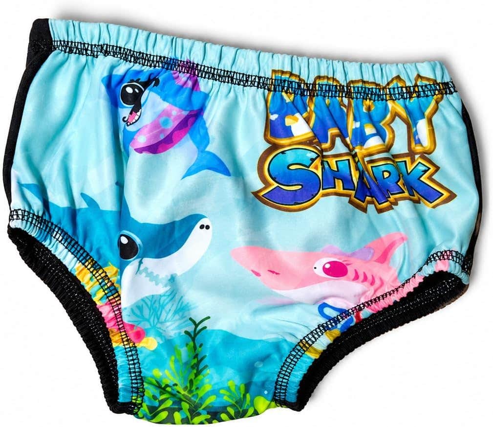 Kids Swim Trunks - Colorful Dinosaur Design, UPF 50 Protection
