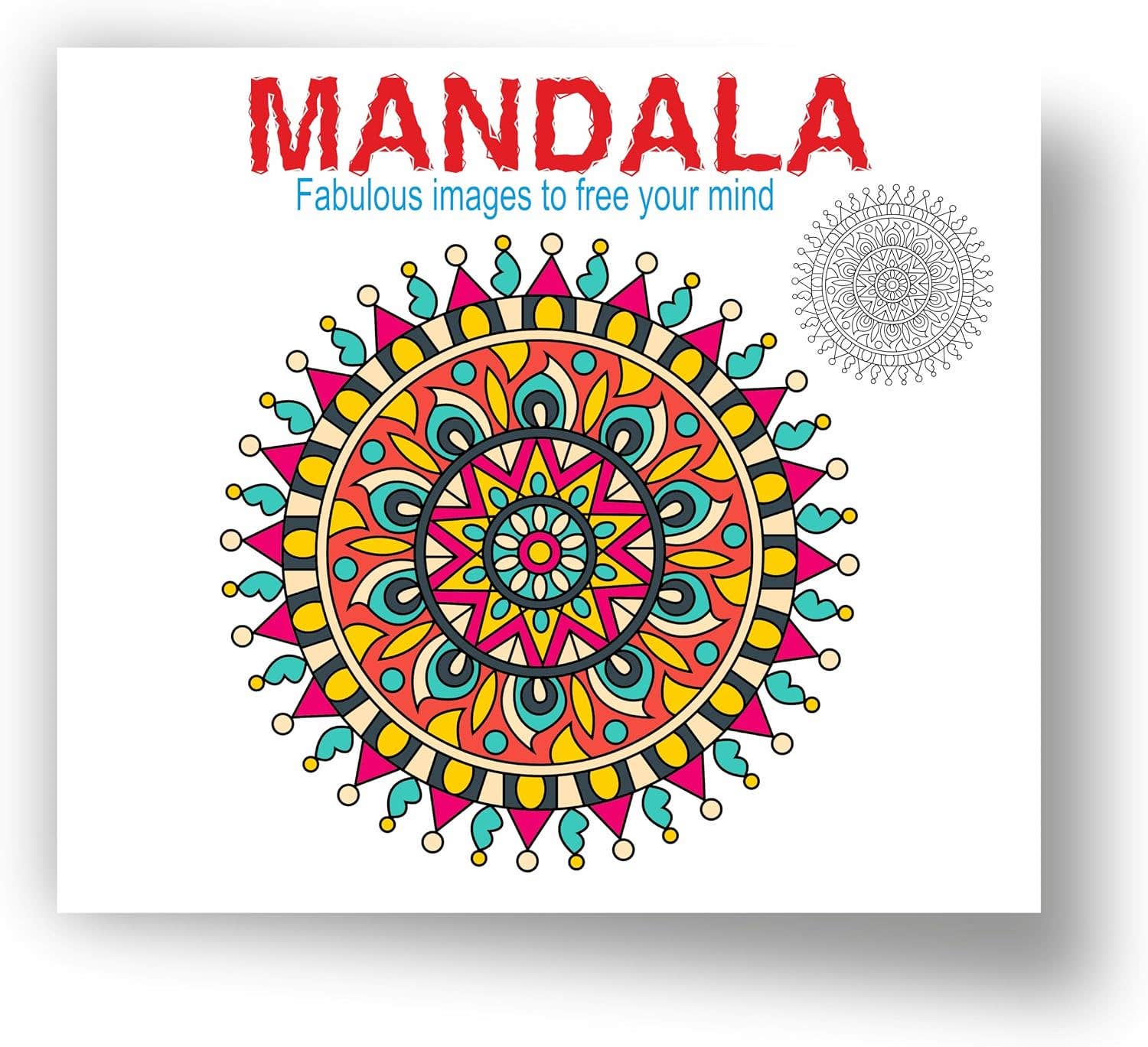 Mandala Coloring Chests Adult and Youth 12 Comfortable Painting Classic Graphic Nw 318