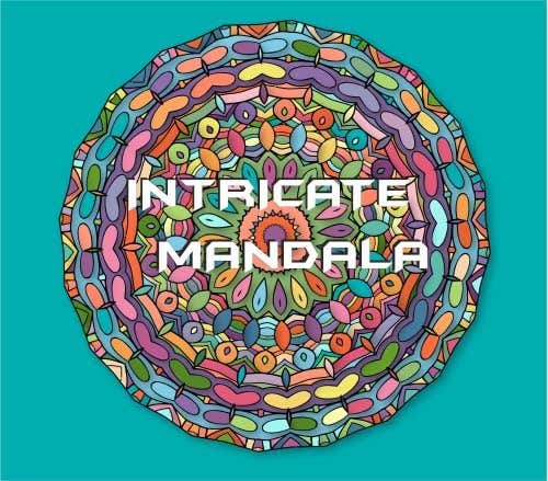 Mandala Coloring Chests Adult and Youth 12 Comfortable Painting Classic Graphic Nw 315