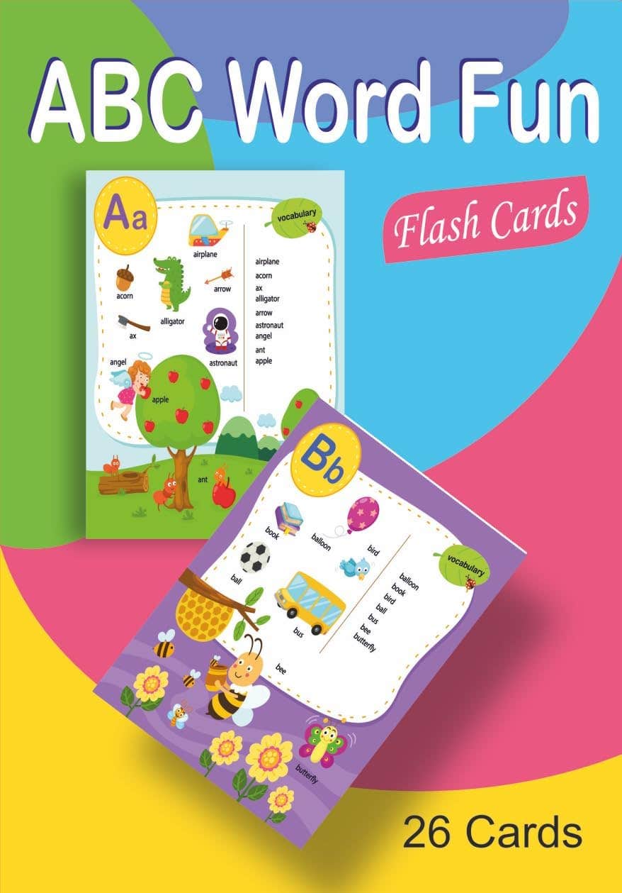 Let's Learn the Black Horse Alphabet Dictionary Flash Cards Multi-Element - 26 Cards for Developing Basic Skills and Excellence Nw 115 Preschool