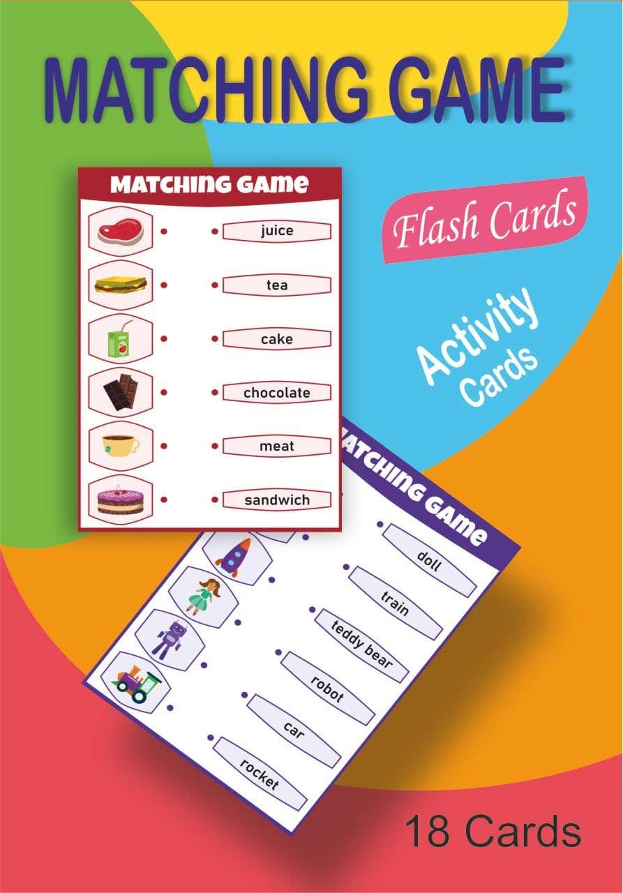 BLACKHORSE Multi-Use Educational Activity Cards Picture by Name Development Skills Visual Perception Focus Attention Nw 154