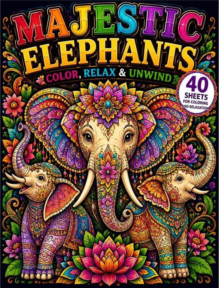 Generic Mandala Coloring Sheets 40-Pack - Professional Classic for Adults - Bristol Paper 200g