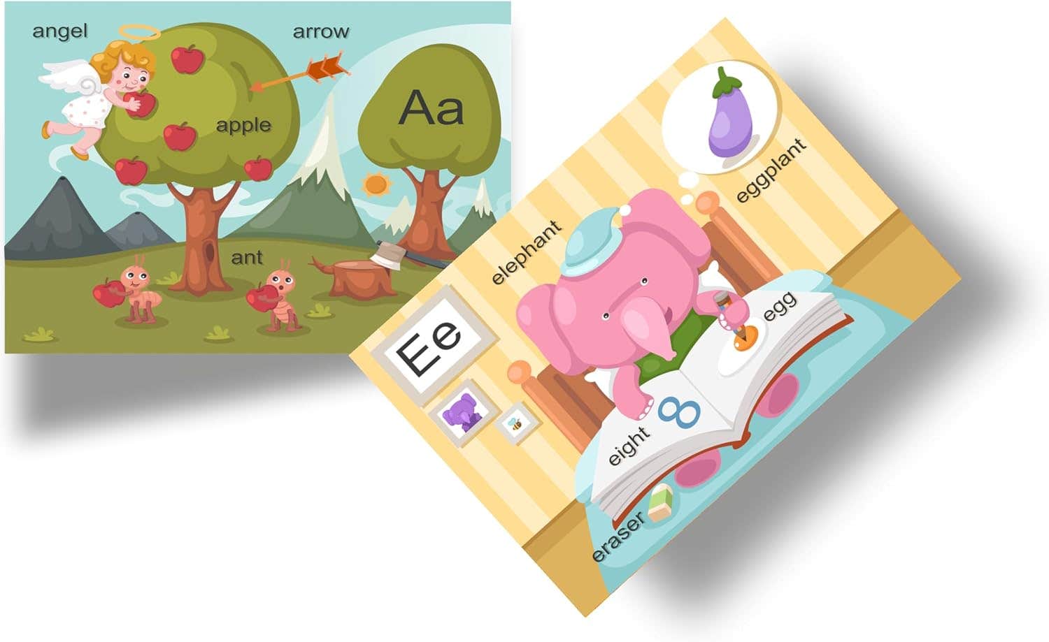 Let's Learn the Black Horse Alphabet Flash Cards Multi-Element - 26 Cards for Basic Skills Development and Excellence Nw 110 Preschool