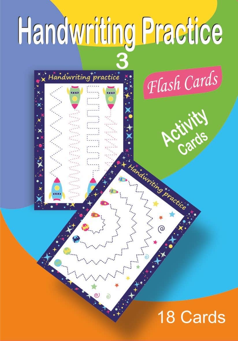 BLACKHORSE Multi-Use Educational Activity Cards Copying Calligraphy Prewriting Practice Skill Development Visual Perception Focus Attention Nw 142