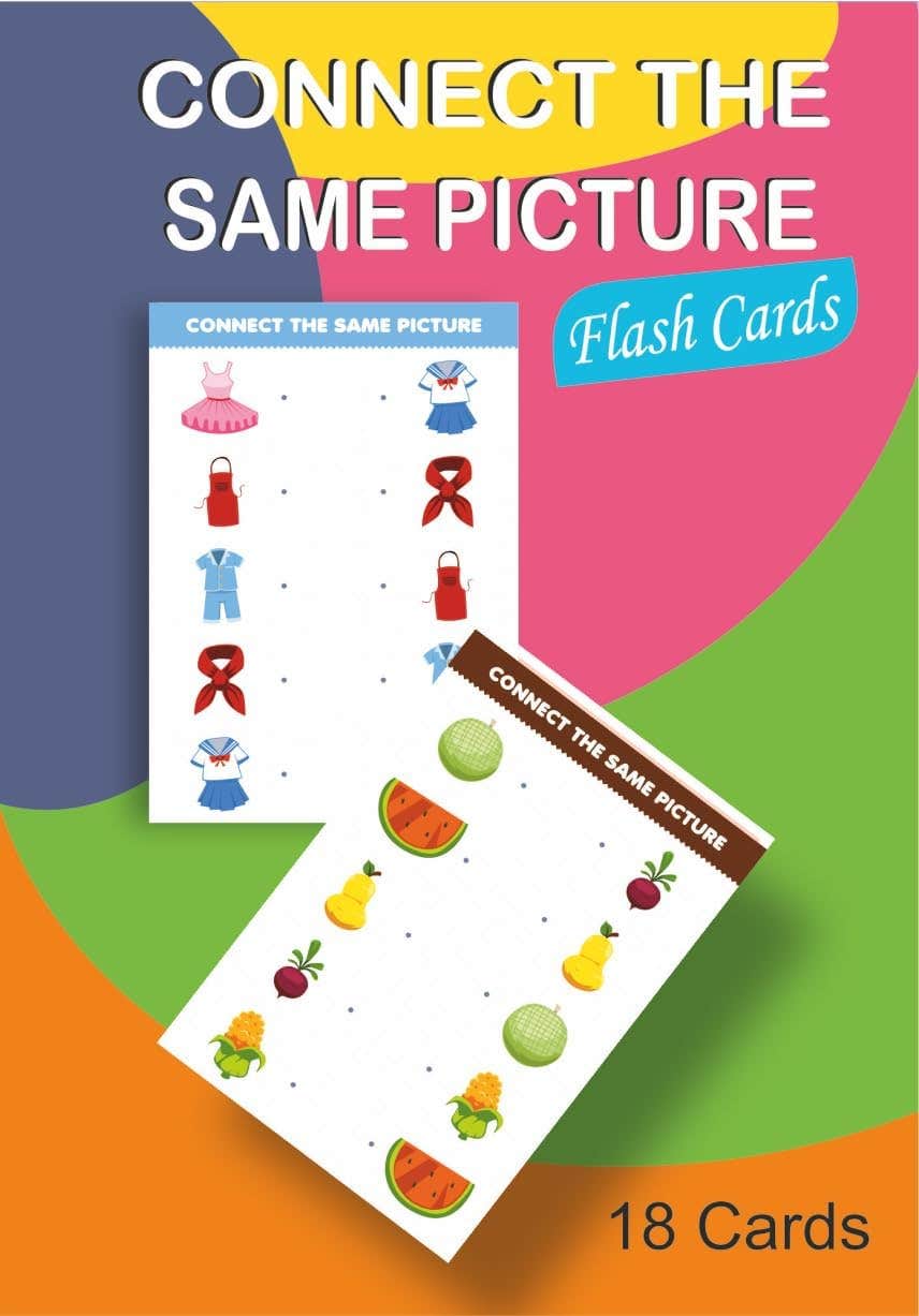BLACKHORSE Educational Activity Cards Multi-Use Shape Connecting Skills Development Visual Perception Focus Attention Nw 152