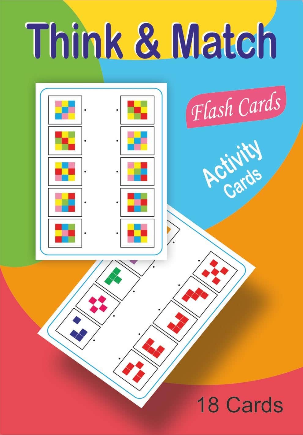 BLACKHORSE Educational Activity Cards Multi-Use Shape Connecting Skills Development Visual Perception Focus Attention Nw 151