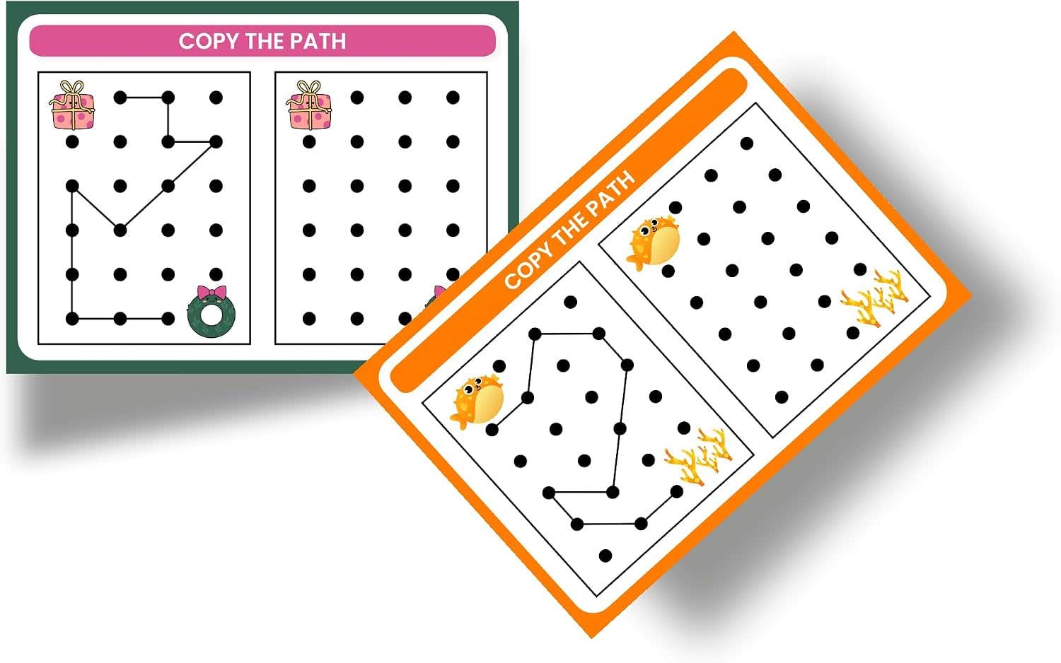 Blackhorse Multi-Use Educational Activity Cards Copying Lines Development Skills Visual Perception Focus Attention Nw 136