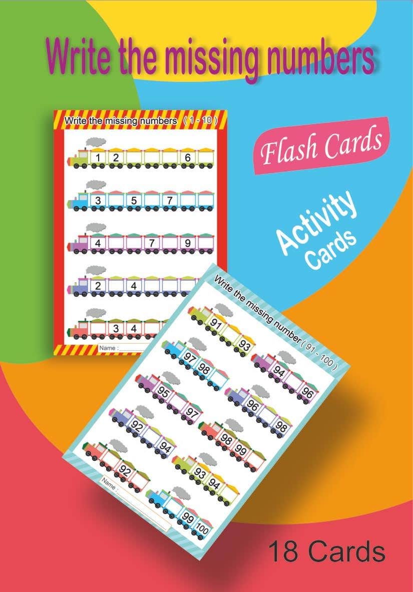 Blackhorse Multiuse Educational Activity Cards Number Train Write The Missing Number Nw 121