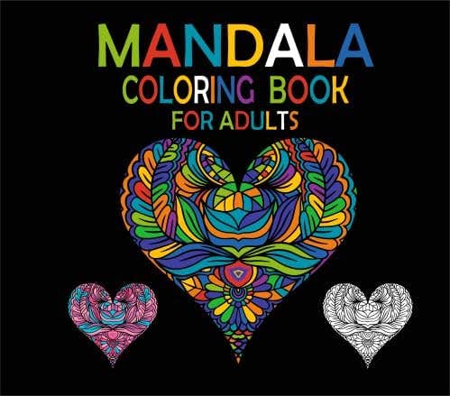 Mandala Coloring Chests for Adults & Youth - Set of 12 Unique Designs