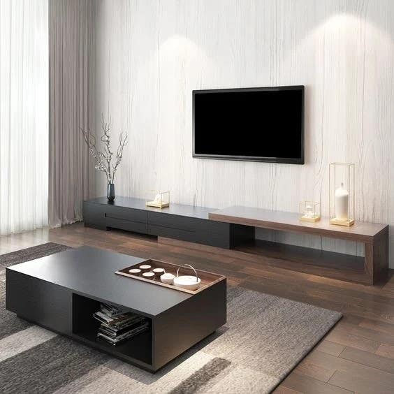 Living Room Set | Black & Brown | SET1