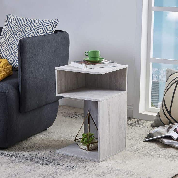 Modern Grey Coffee Table | Rectangular 25x25x60 | Warranty 3 Years