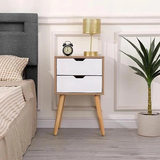 Modern Beige & White Commode | 40x40x50 | 3-Year Warranty