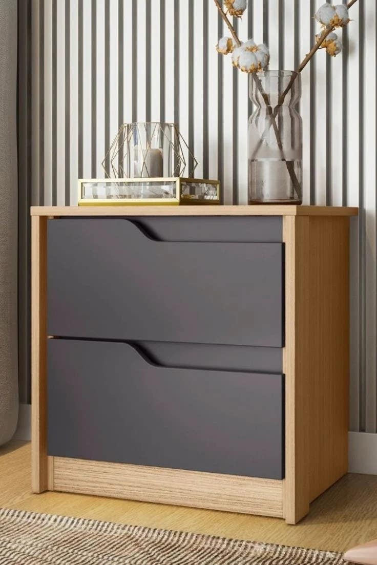 Commode | Beige & Grey | 40 x 40 x 40 | CO24
