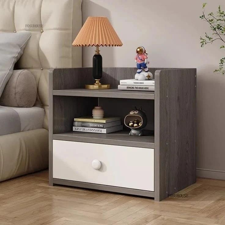 Commode | Grey & White | 40 x 40 x 40 | CO20
