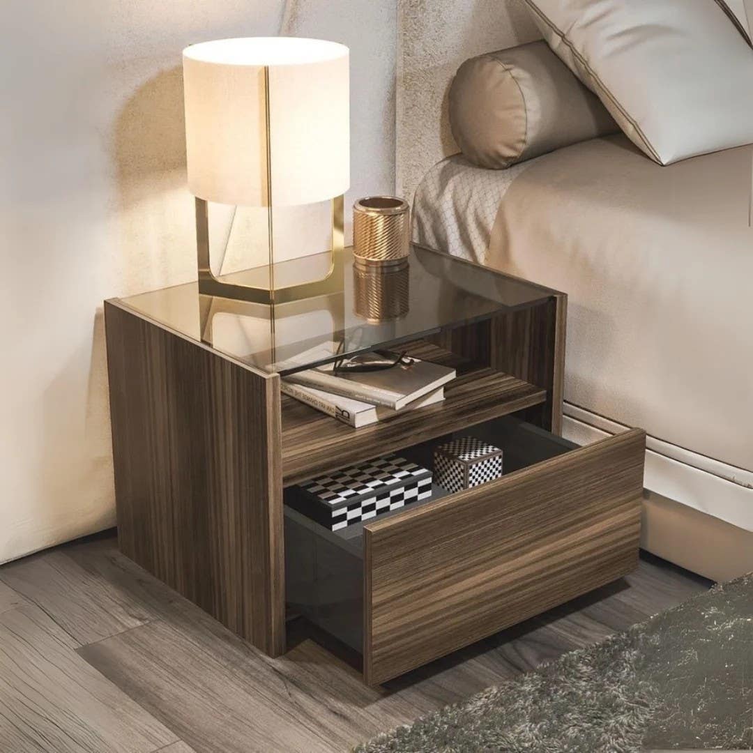 Modern Brown MDF Commode | Rectangular 40x40x40 | Warranty 3 Years
