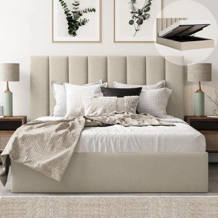 Bed | Off-White | 120 x 200 x 120 | BD3