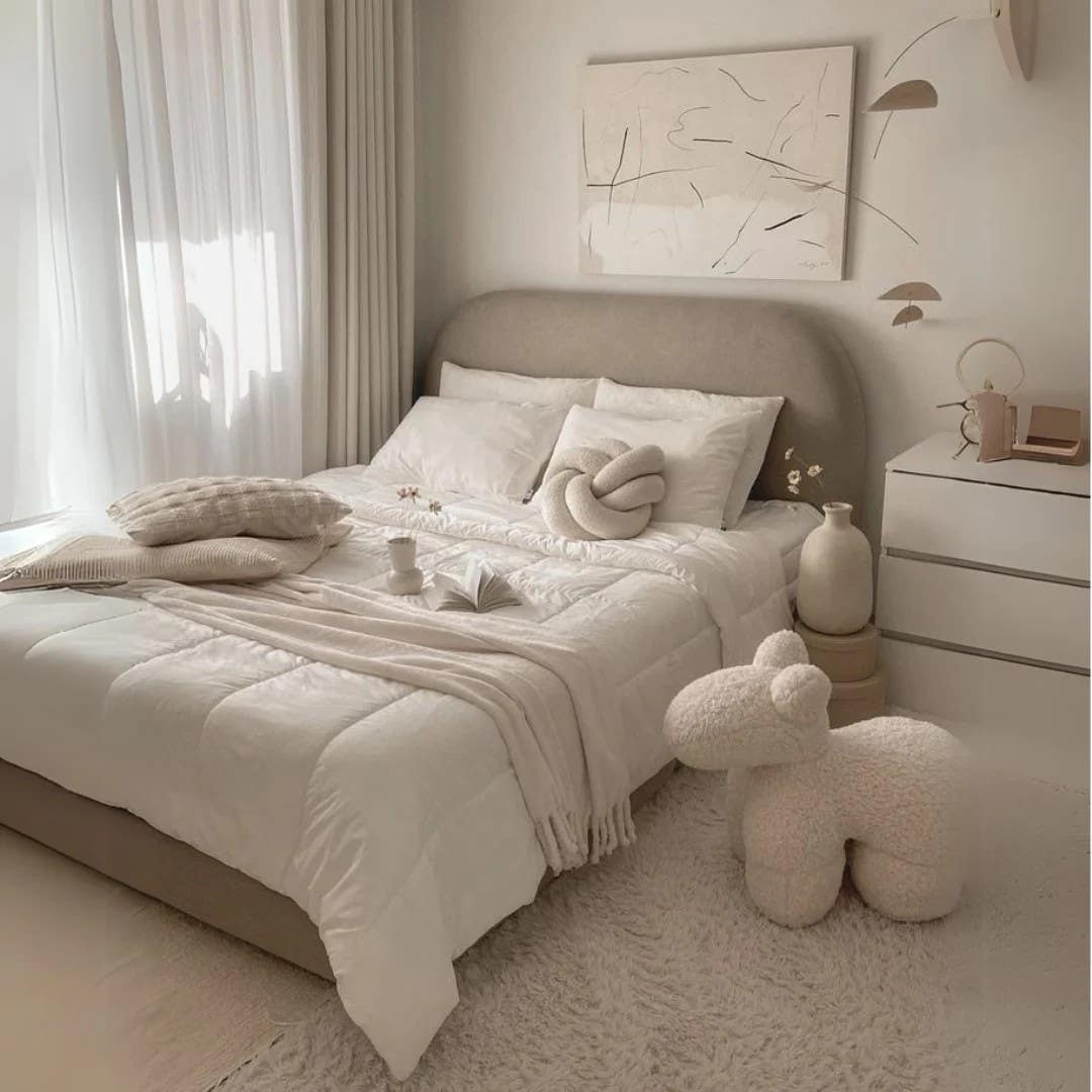 Bed | Off-White | 120 x 200 x 120 | BD1