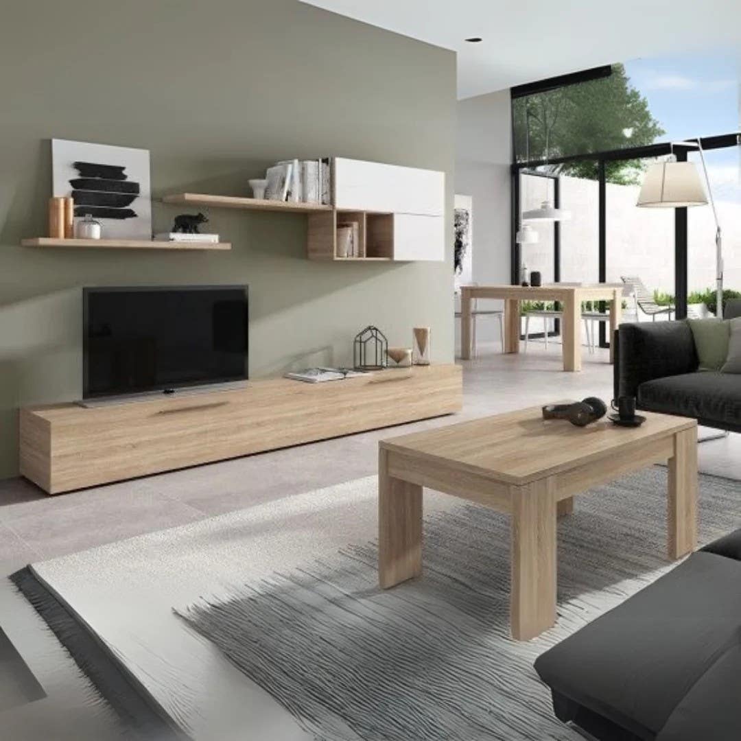 Living Room Set | TV Unit and Center Table | Wooden | SET42