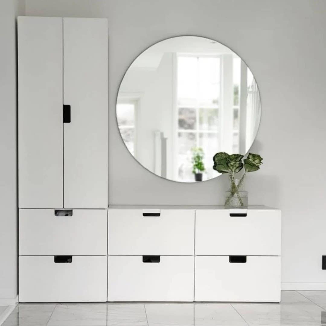 Modern White Drawer Unit | 120x40x250 cm | 3-Year Warranty