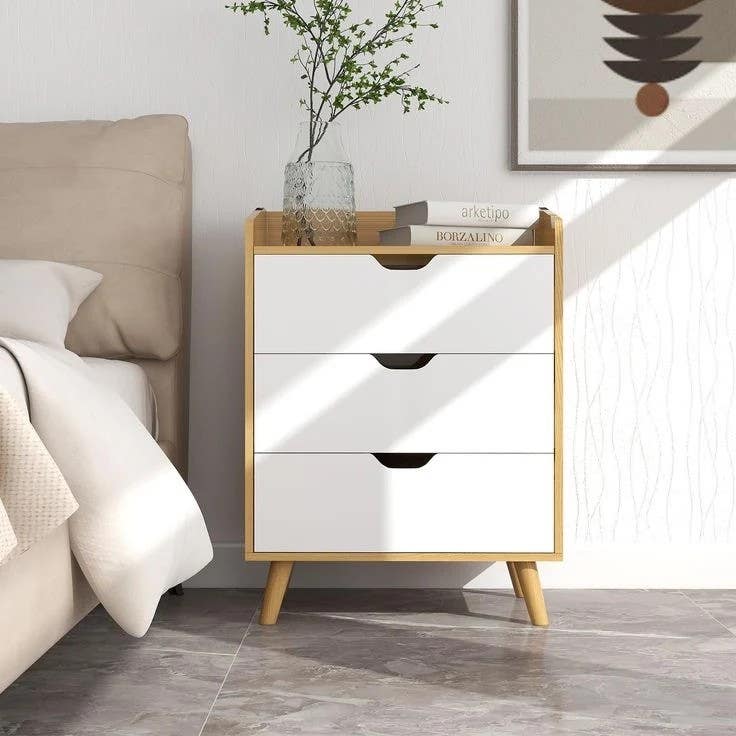 Modern Beige & Grey Drawer Unit | 50 x 40 x 60 | 3-Year Warranty